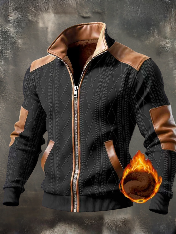 Noel | Strukturalna kurtka z wysokim kołnierzem