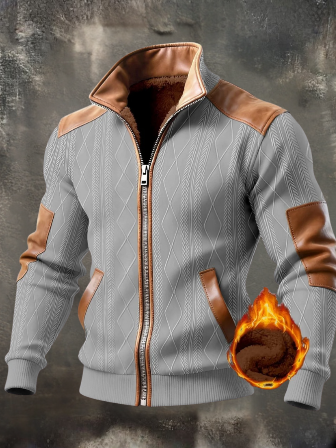 Noel | Strukturalna kurtka z wysokim kołnierzem