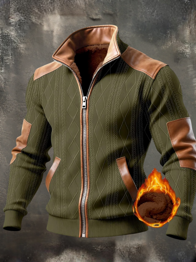 Noel | Strukturalna kurtka z wysokim kołnierzem