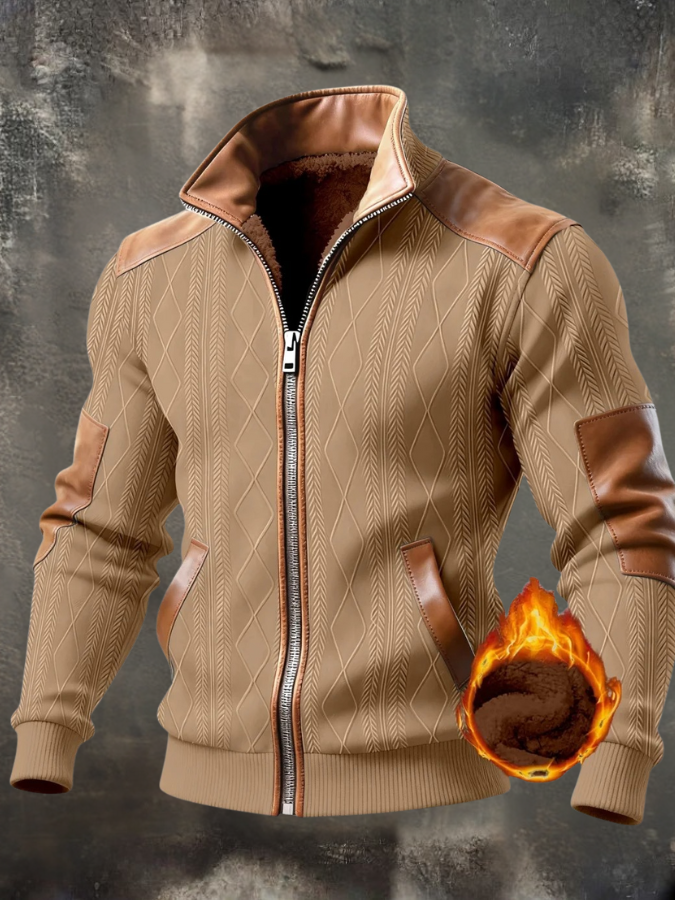 Noel | Strukturalna kurtka z wysokim kołnierzem