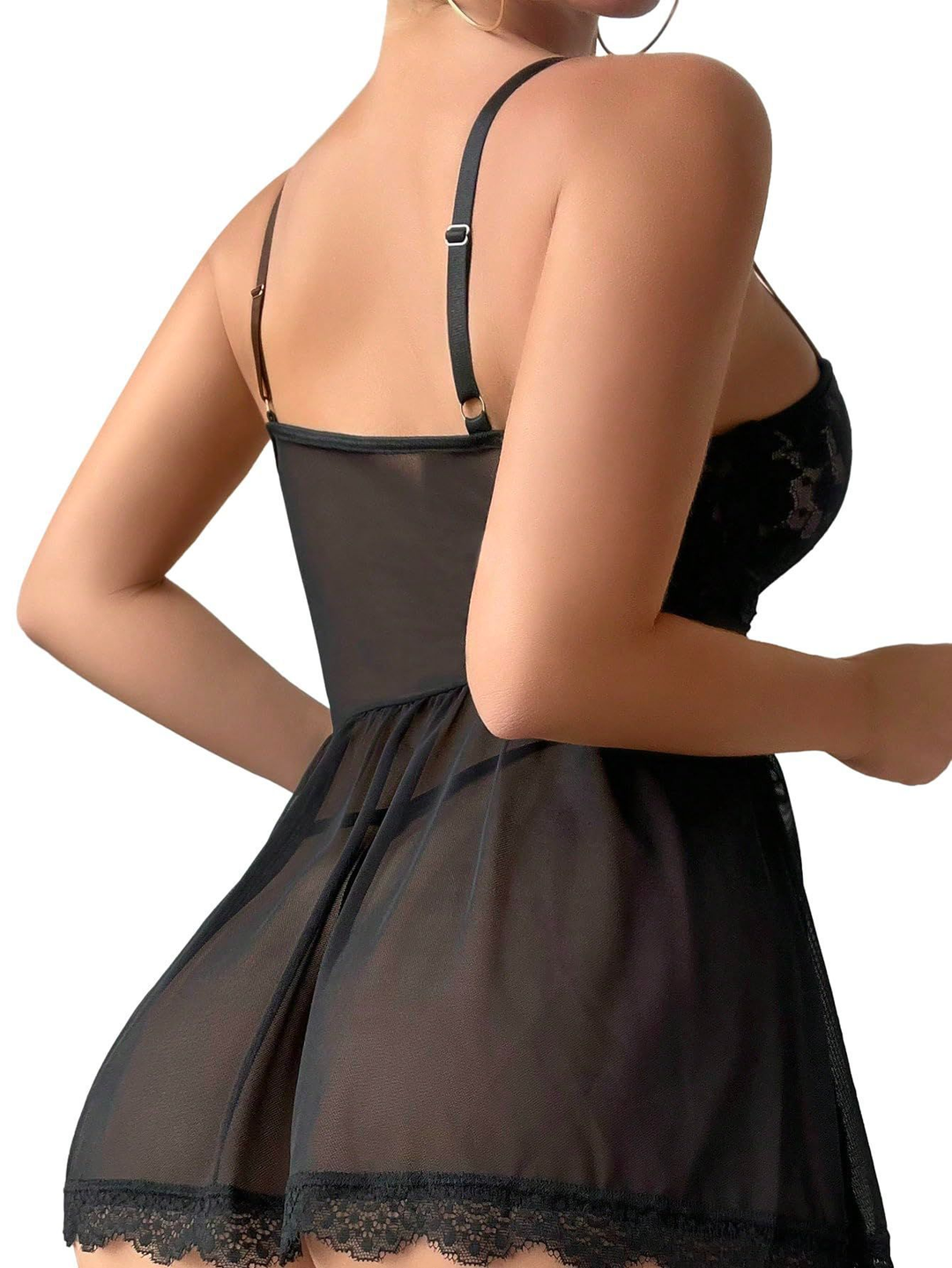 Kaley | Przezroczysty Babydoll