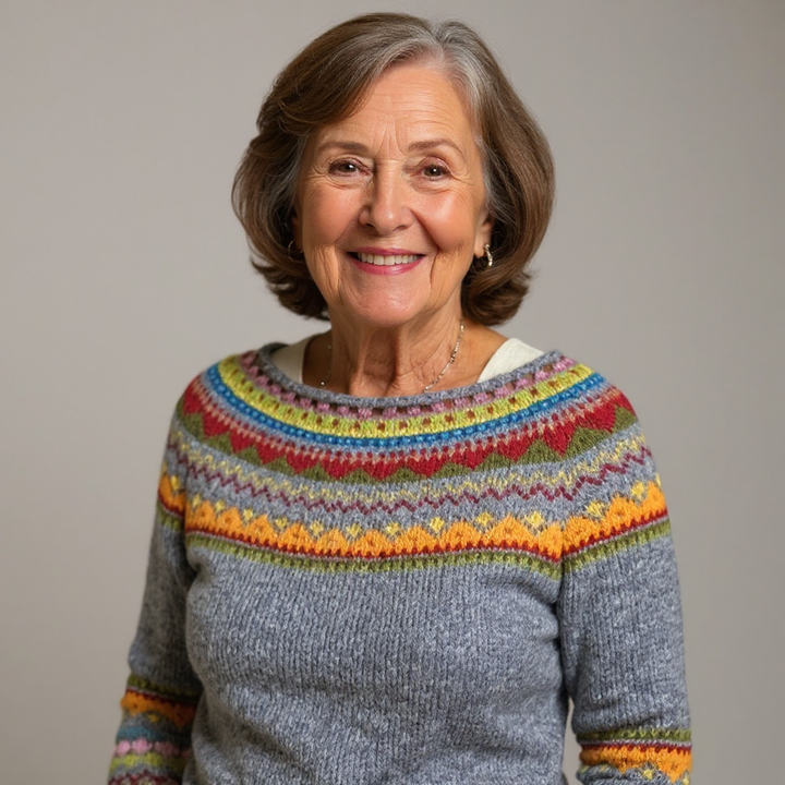 Ivy | Vintage Islandzki Sweter Wełniany