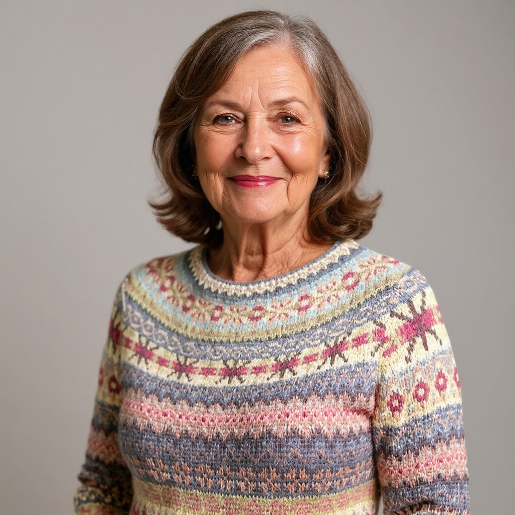 Zoey | Vintage Islandzki Sweter Wełniany