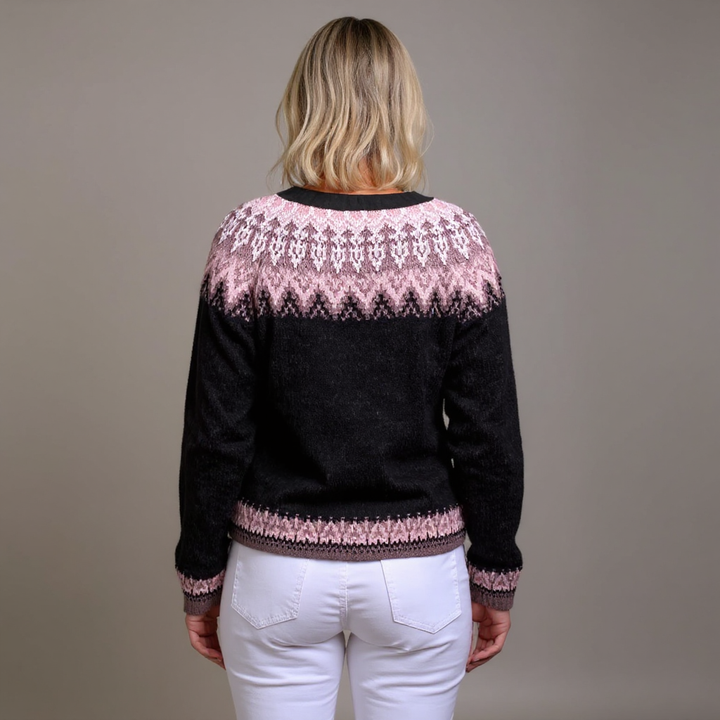 Lydia | Vintage Islandzki Sweter z Wełny